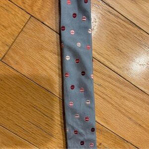 Y2K old navy tie belt Gray Polka Dot with sequins